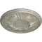 Ekena Millwork Wakefield Ceiling Medallion (Fits Canopies up to 3 5/8"), 11 3/4"OD x 1 1/4"P, Flash Gold CM11WAFLS - alternate 5